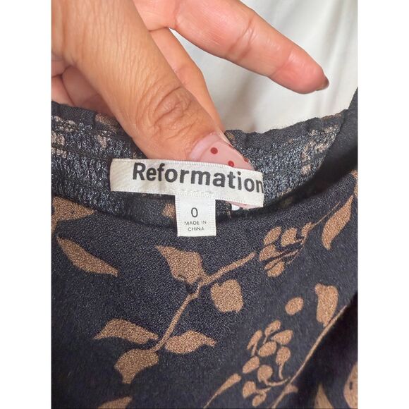 Reformation Floral Smock Back Tank Top - Picture 5 of 10